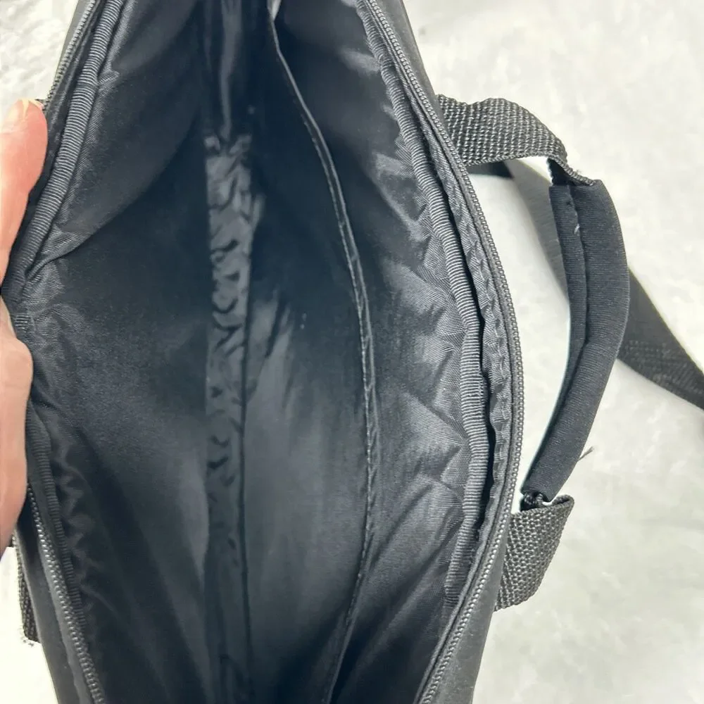 Targus Laptop Messenger Bag Black Gray CVR200-12A With Strap for 15” Laptop